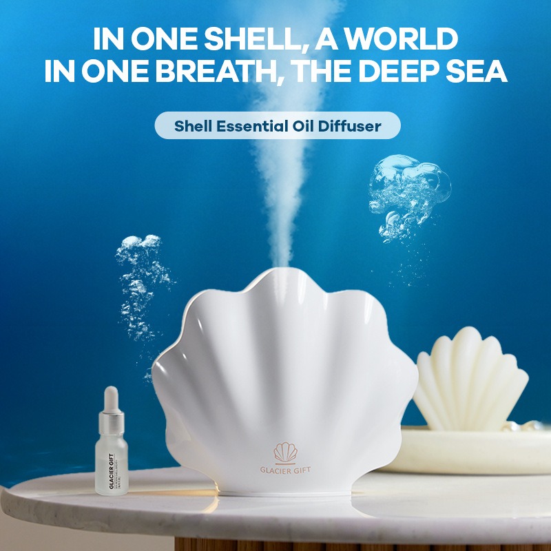 Home Fragrance No 4 - シェルフレグランス加湿器、エッセンシャルオイル専用フレグランスマシン、室内空気加湿、家庭用フレグランスディフューザー