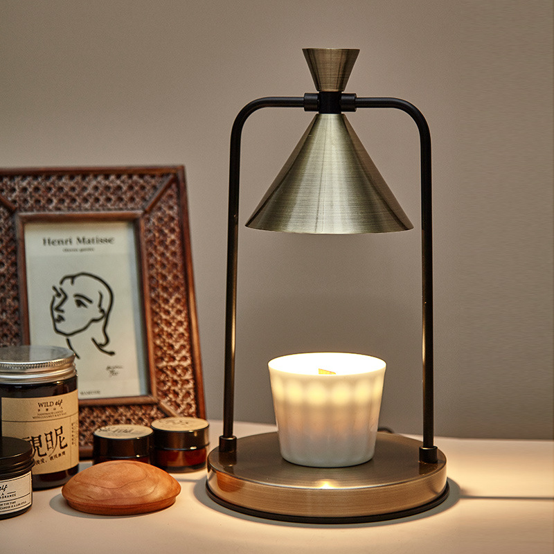Wax Melt Burner - キャンドルウォーマー電気ワックスメルトランプランタン、トップダウンキャンドル溶解用ワックスバーナー、アロマセラピーランプ、テーブルランプ、スパクラブ用