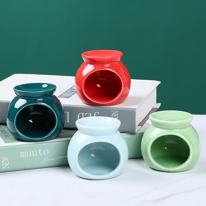 Home Fragrance Oils For Oil Burners - 磁器アロマバーナー エッセンシャルオイル炉 ミニキャンドルホルダー セラミック工芸品 フレグランスアイテム リビングルーム