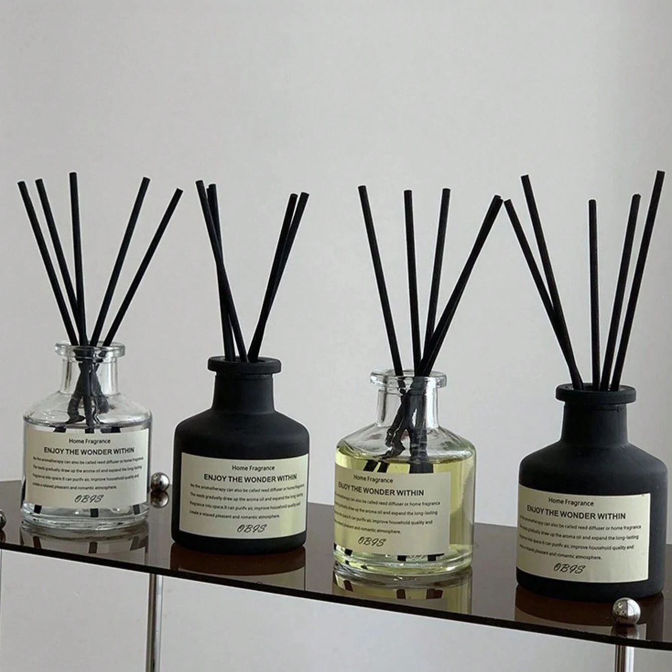 50 ミリリットルフレームレスホームフレグランスルームフレー - Home Fragrance Jasmine Diffuser のレビューと価格