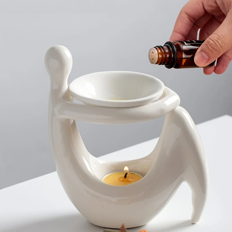 セラミック製インセンスバーナー、人体型エッセンシャルオイルキ - Home Fragrance Oils For Oil Burners のレビューと価格