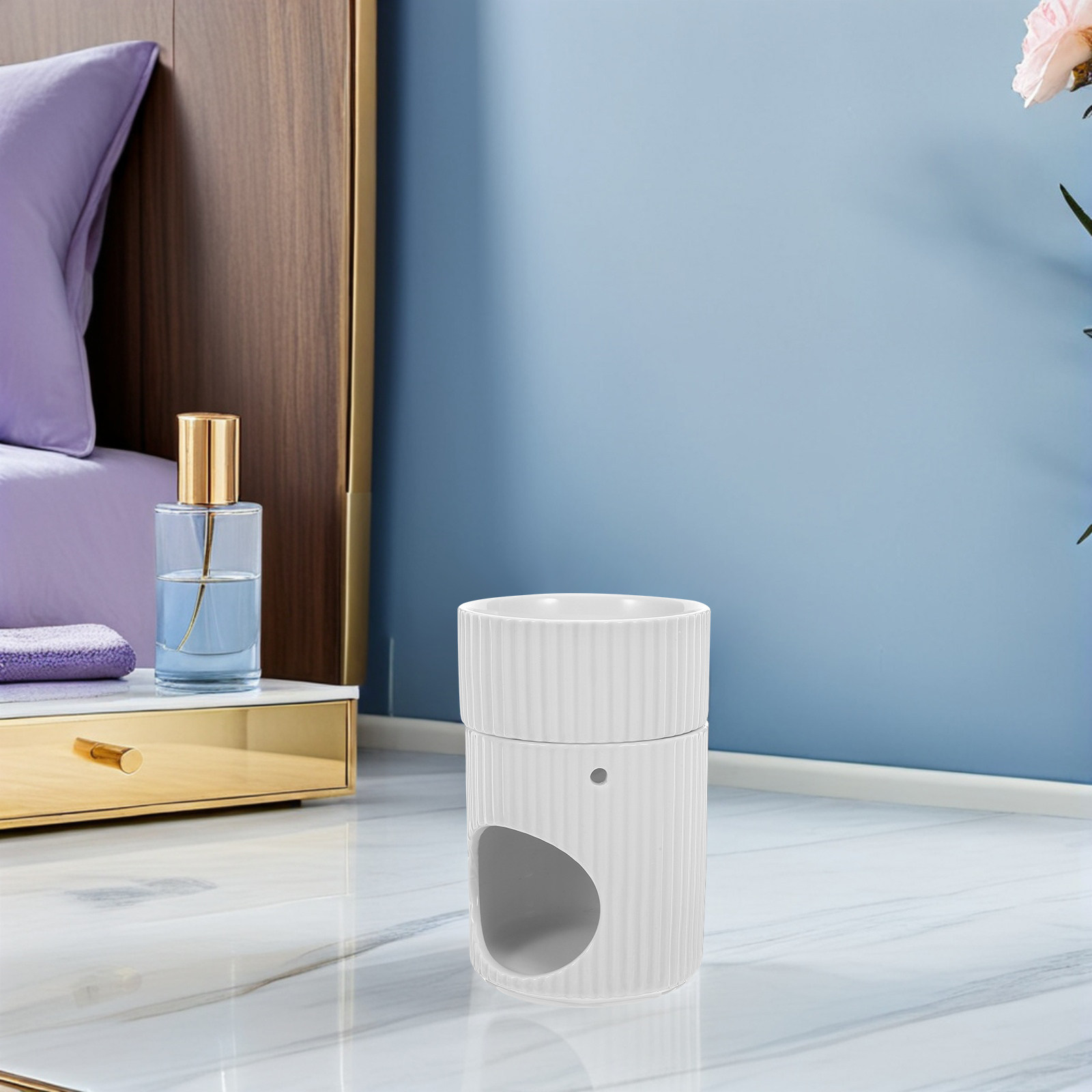 セラミック製エッセンシャルオイルバーナー エレガントなストラ - Wax Melt Burner のレビューと価格