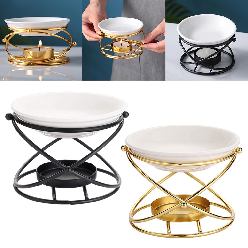 エッセンシャルオイルバーナーディフューザー、香り付きティーラ - Wax Melt Burner のレビューと価格