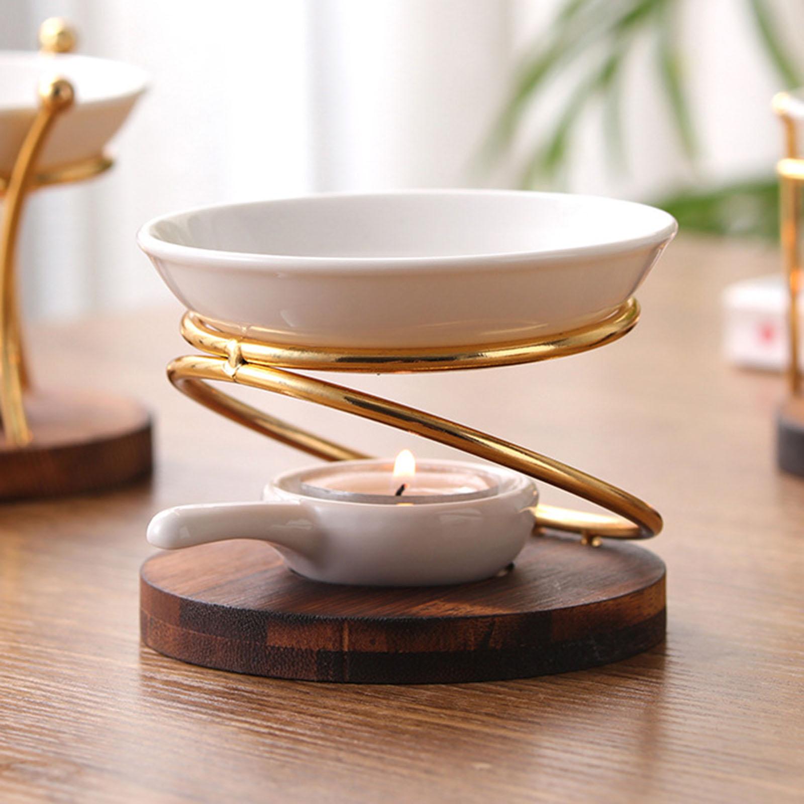 キャンドルスプーン付きアロマオイルバーナー,ワックス香炉,オ - Wax Melt Burner のレビューと価格
