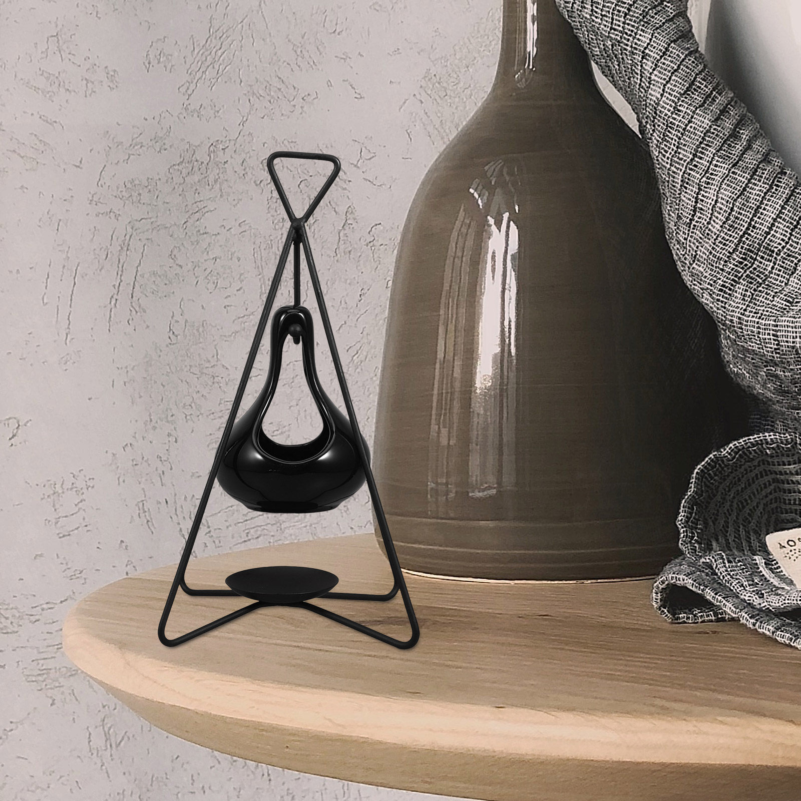 アロマワックスバーナー1セット、鉄製セラミック製エッセンシャ - Home Fragrance Oils For Oil Burners のレビューと価格
