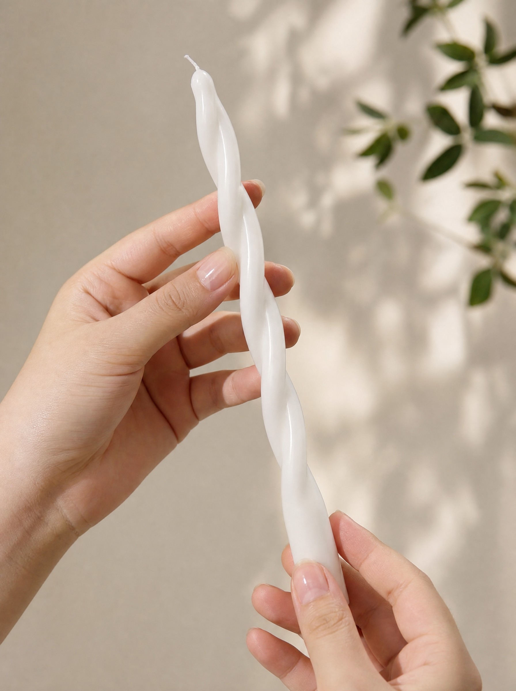 4本の縦縞模様の長い棒状の香り付きキャンドル、大豆ワックス製 - Home Fragrance No 4 のレビューと価格