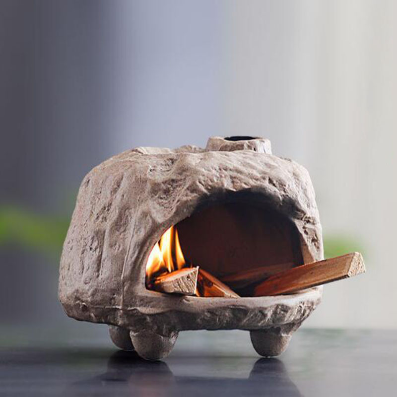 粗い陶器エッセンシャルオイルバーナーパウサントアロマセラピー - Home Fragrance Oils For Oil Burners のレビューと価格