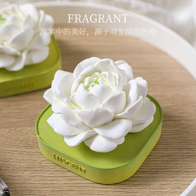 ジャスミン石膏アロマディフューザー石膏フラワーカー＆デスクト - Home Fragrance Jasmine Diffuser のレビューと価格