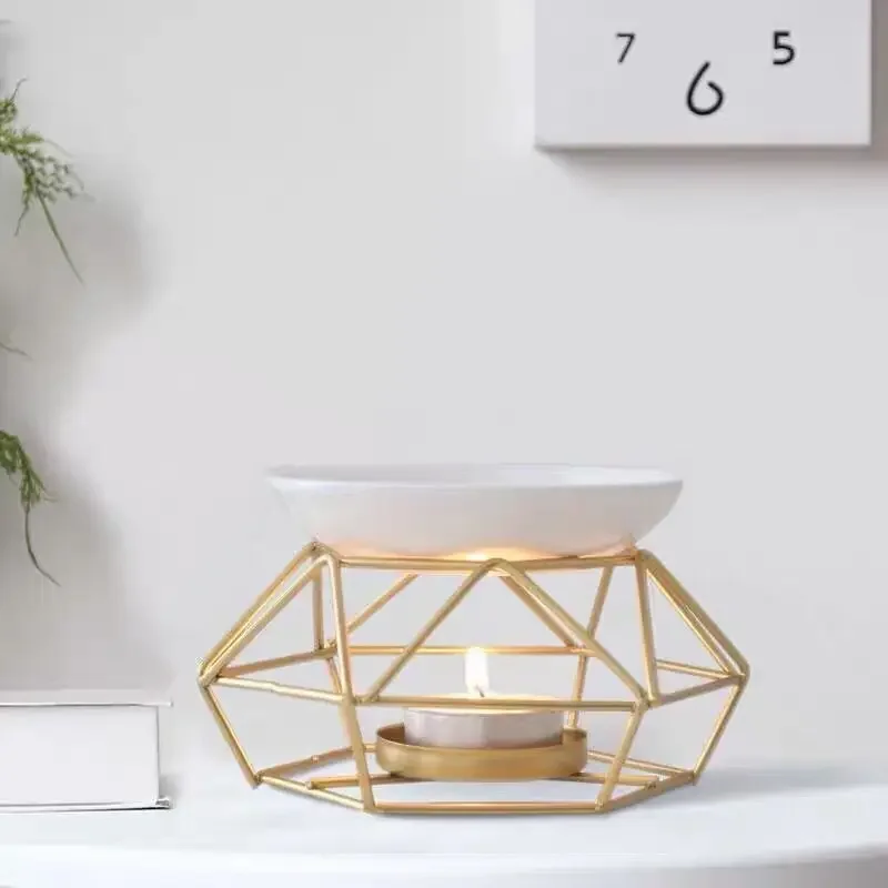 1個 ロマンチックなセラミックティーライトキャンドルホルダー - Wax Melt Burner のレビューと価格